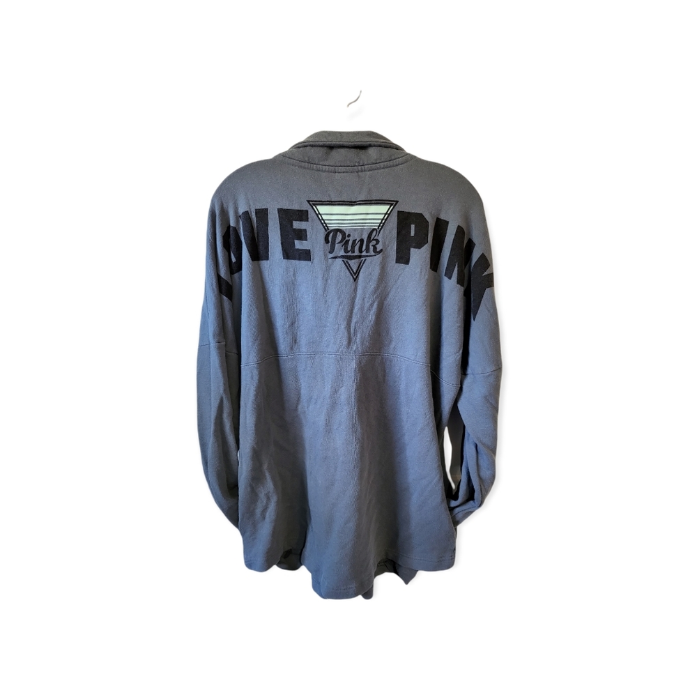 VS Pink quarter button pullover